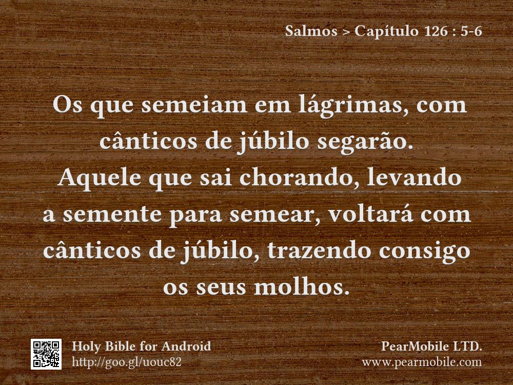Salmos, Capítulo 126:5-6